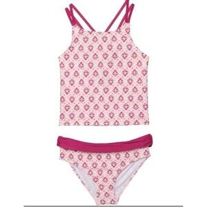 AQUA ET SOL Tankini Set Swimsuit UPF 50+ Toddler Girls Size 4